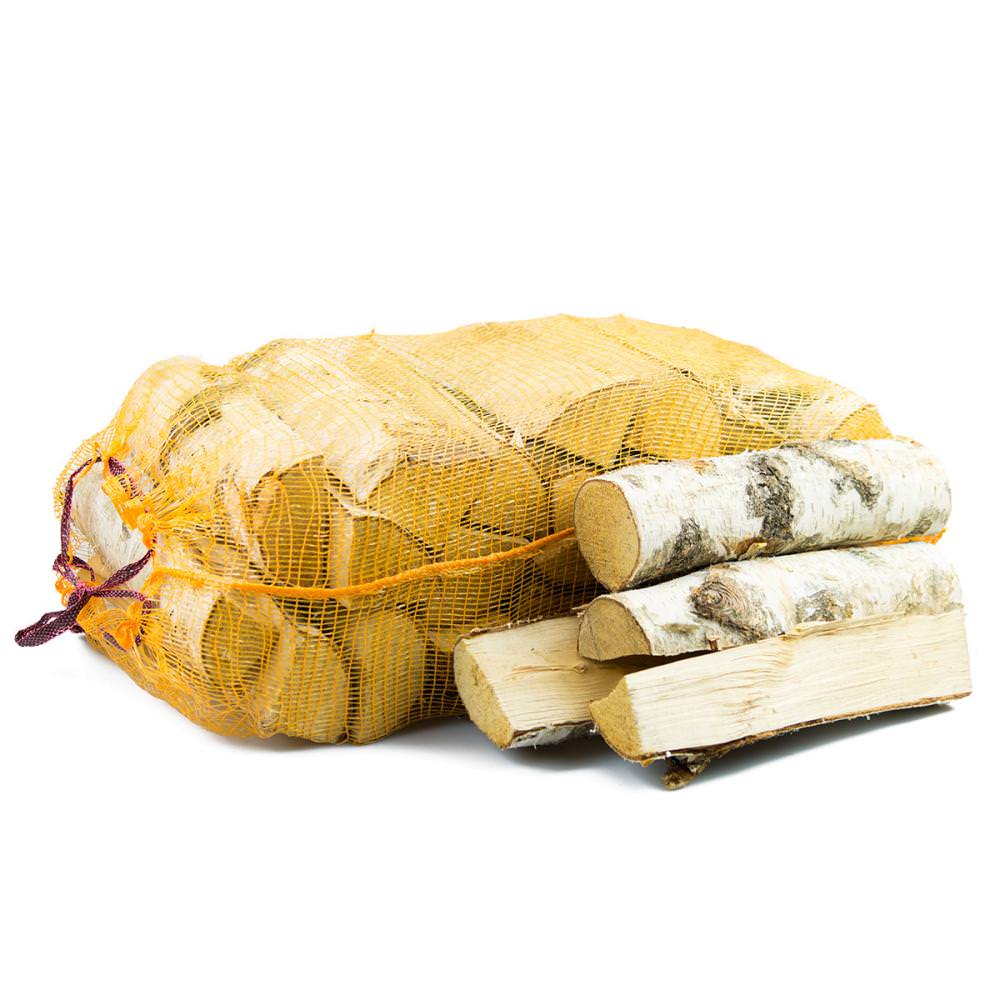 HOLZBRX Kaminholz Birke 25cm im Sack
