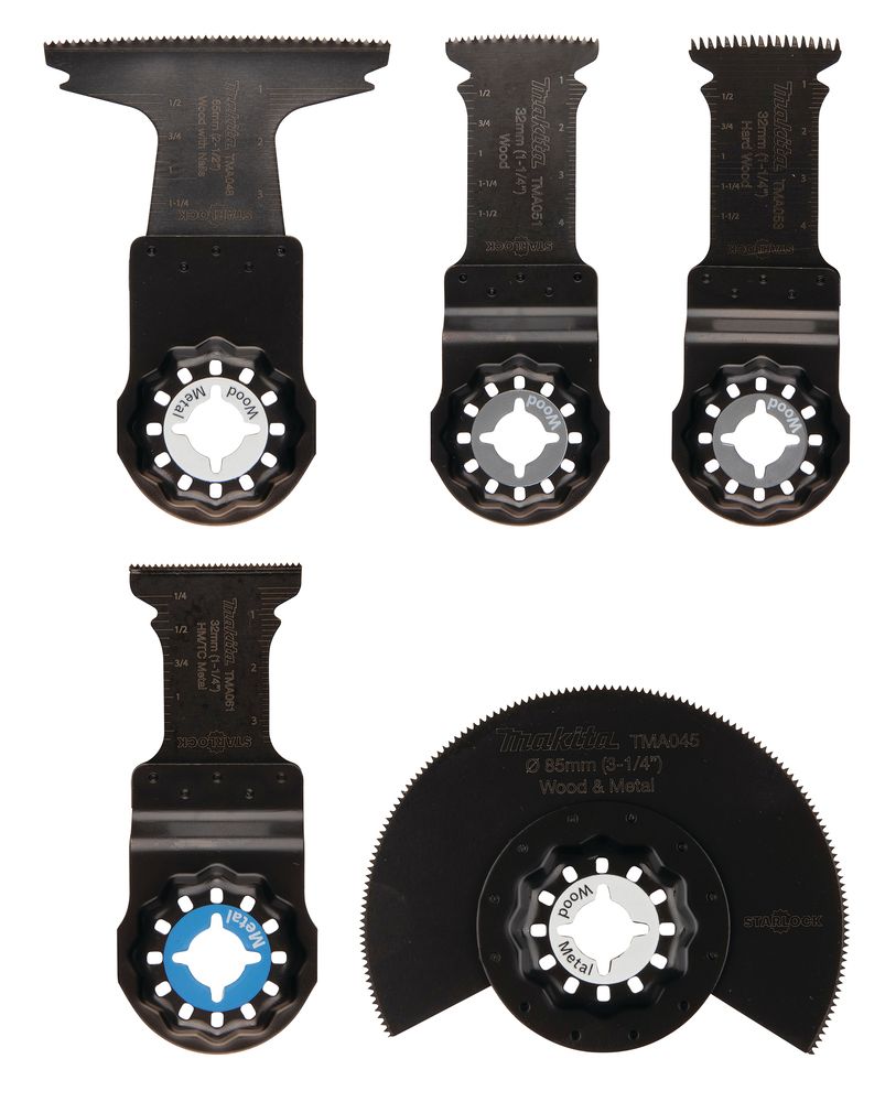 Makita E-24935 Multifunktionswerkzeug-Set 5-tlg. Starlock 7331305